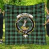 Wallace Hunting Ancient Tartan Clan Badge Premium Quilt Th8 Home Decor  Quilt